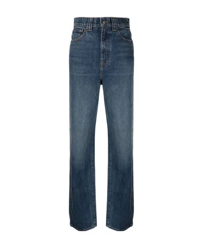 KHAITE ALBI STRAIGHT-LEG JEANS
