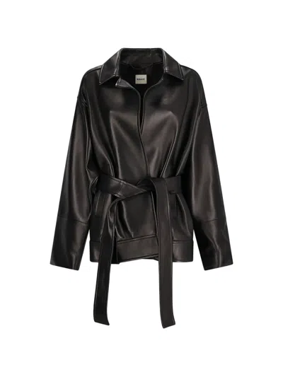 KHAITE ALDER BELTED OVERSIZED JACKET