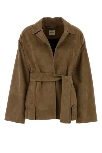 Khaite Alder Jacket In Khaki