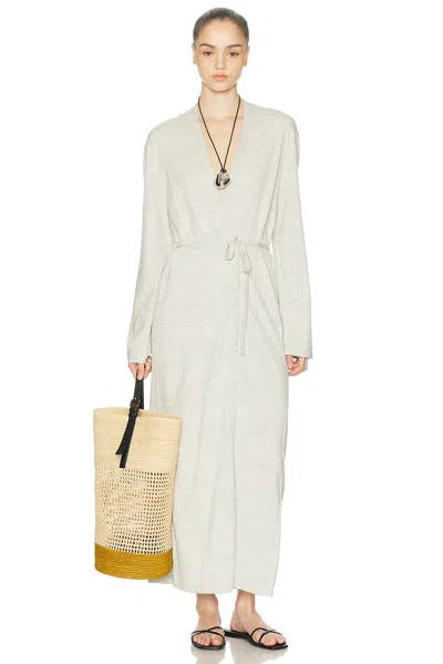 Khaite Alek Cardigan In Gray