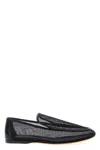 Khaite Woman Loafers Black Size 8 Leather, Textile Fibers