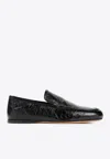 KHAITE ALESSIA LOAFERS IN CRINKLED LEATHER
