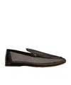 Khaite Black Alessia Loafers In Black