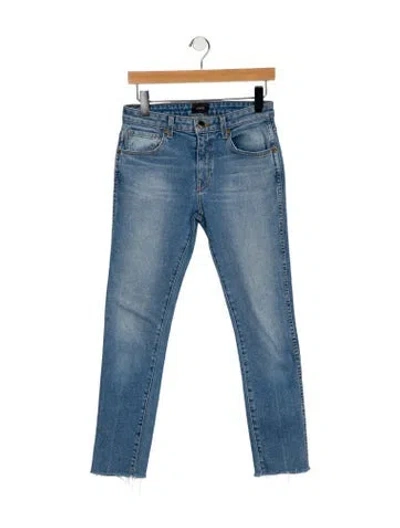 Pre-owned Khaite Alissa Skinny Leg Jeans In Blue