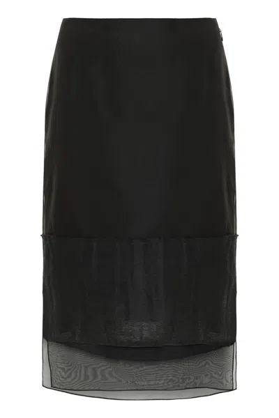 Khaite Alleta Silk Skirt