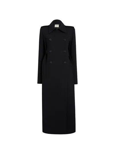 KHAITE ALTON COAT IN BLACK