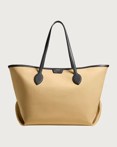 Khaite Amalia Medium Canvas Tote Bag