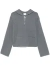 Khaite Aman Hoodie In Grey