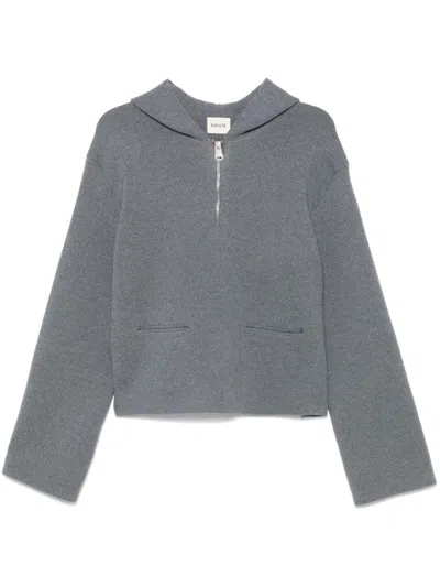 Khaite Aman Hoodie In Grey