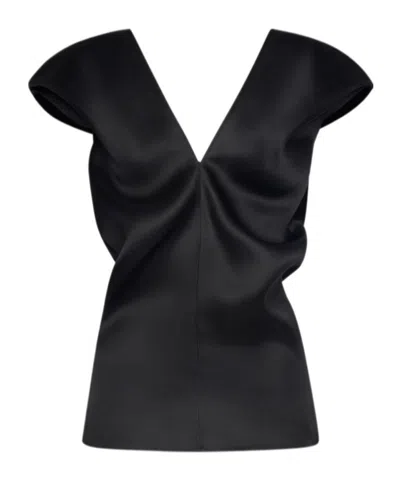 Khaite Ami Silk Satin Blouse
