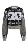 Khaite Amir Fairisle Cashmere-silk Cardigan