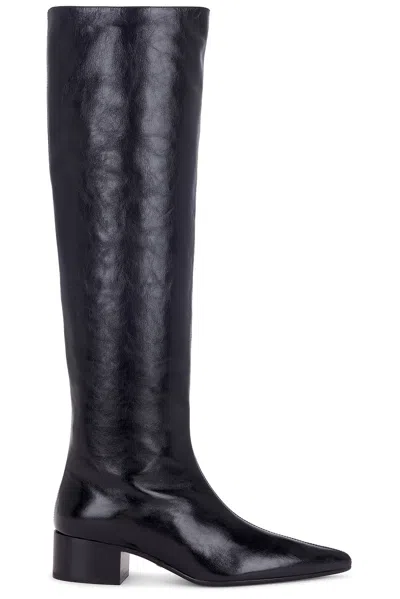 Khaite Andee Knee High Boot In Black