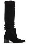 Khaite Andee Over The Knee Slouchy Boot In Black