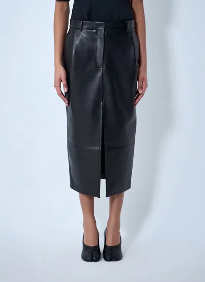 Khaite Anden Midi Skirt In Black