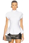 Khaite Andra Knit Wool Top In Glaze