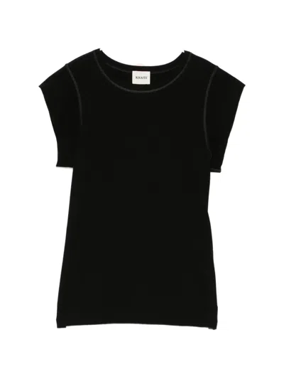 Khaite Angel T-shirt In Black