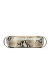 Khaite Snake-effect Leather Clutch Bag In Animal Print