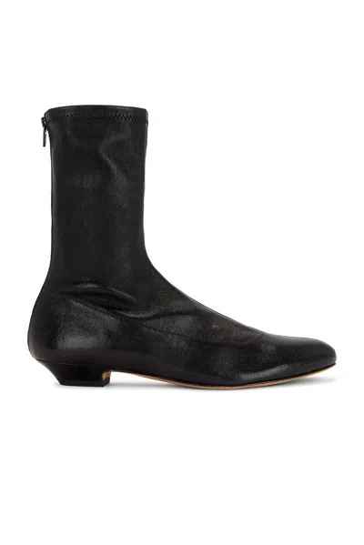 Khaite Apollo Flat Boot In Black