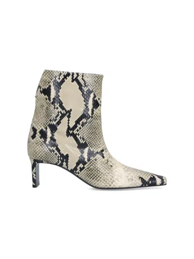 KHAITE KHAITE "ARIZONA 55" ANKLE BOOTS – BEIGE