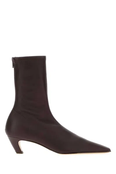 Khaite Arizona Ankle Boot 40 In Purple