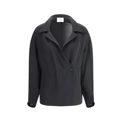 Khaite Ashton Shirt In Black