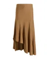 Khaite Asymmetric Skirt In Blue