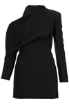 Khaite Tristan Draped Cold-shoulder Long-sleeve Top