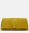 Khaite Audrey Calf Hair Clutch In Yellow
