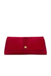 Khaite Audrey Clutch Bag In Red