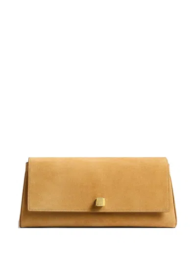 Khaite Audrey Clutch In Brown