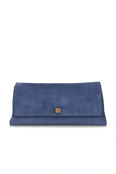 Khaite Audrey Clutch In Cloud Iris