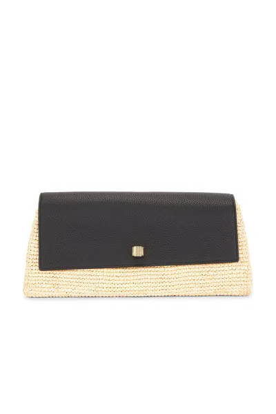 Khaite Audrey Raffia Clutch In Multi