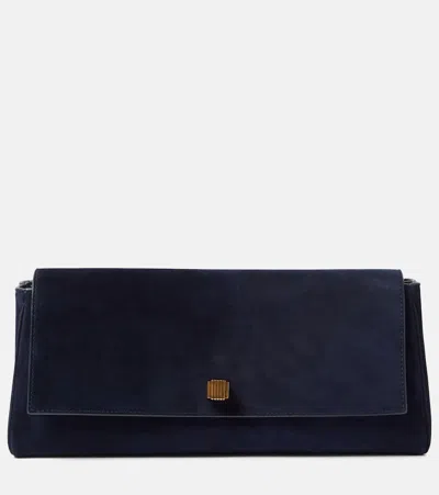 KHAITE AUDREY SUEDE CLUTCH
