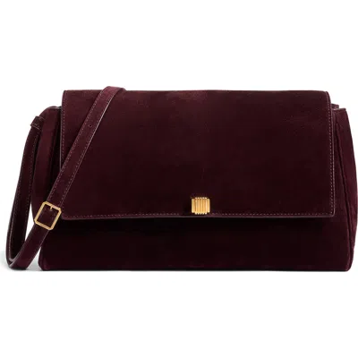Khaite Cate Cross Body Bag In Eggplant