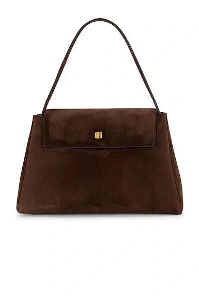 Khaite Audrey Top Handle Bag In Brown