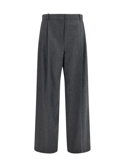 Khaite August Trousers In Gray