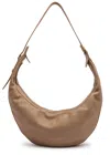 Khaite Augustina Grained Leather Hobo Bag In Brown