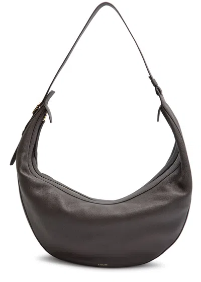 Khaite Augustina Grained Leather Shoulder Bag