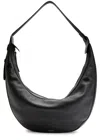 Khaite Augustina Grained Leather Shoulder Bag In Black