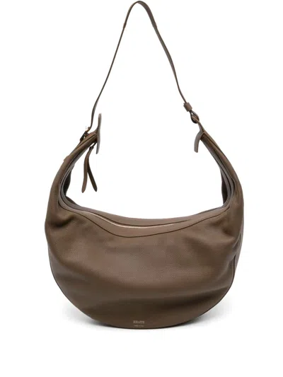 Khaite Augustina Hobo Bag In Braun