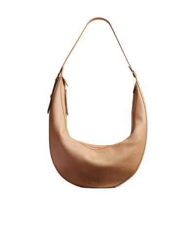 Khaite Augustina Hobo Bag In Brown