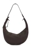 Khaite Augustina Hobo Bag In Dark Brown