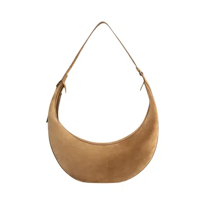 Pre-owned Khaite Augustina Hobo Bag 'mud' | Brown | Women's Size Onesize
