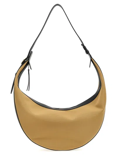 Khaite Augustina Hobo Shoulder Bag In Beige
