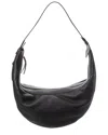 Khaite Augustina Leather Hobo Bag In Black