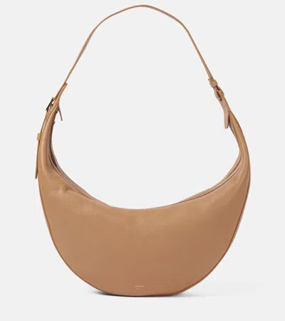 Khaite Augustina Shoulder Bag In Hazelnut