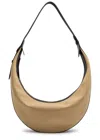 Khaite Augustina Panelled Canvas Hobo Bag In Beige