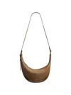 Khaite Womens Augustina Small Pebbled Leather Cross-body Bag Dark Olive