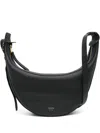 Khaite Augustina Small Leather Crossbody Bag In Black