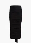 Khaite Aura Jersey Midi Pencil Skirt